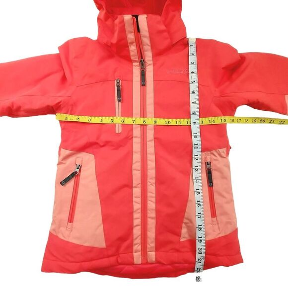 Planet Earth Snow Jacket Girls Small Orange Snowboarding Full Zip Insulated - Picture 9 of 12